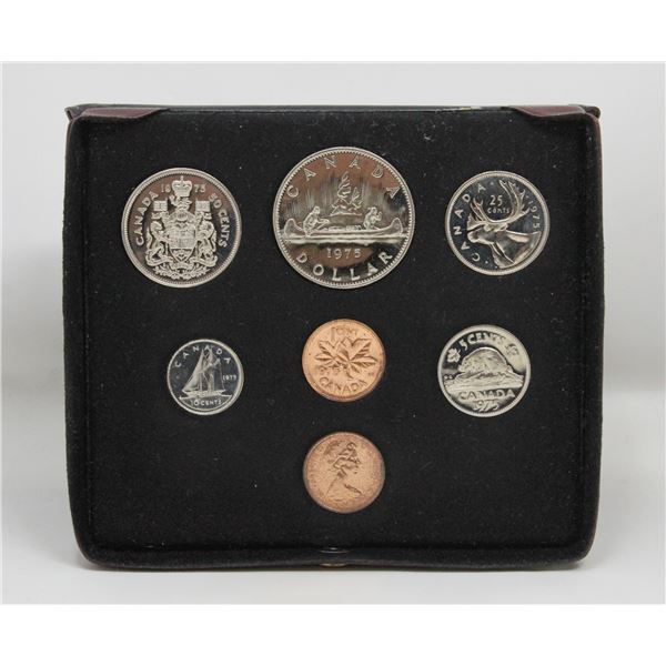 1975 CANADA DOUBLE PENNY 7 COIN SPECIMEN SET
