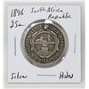 Image 1 : 1896 SILVER SOUTH AFRICA REPUBLIC 2 SHILLING