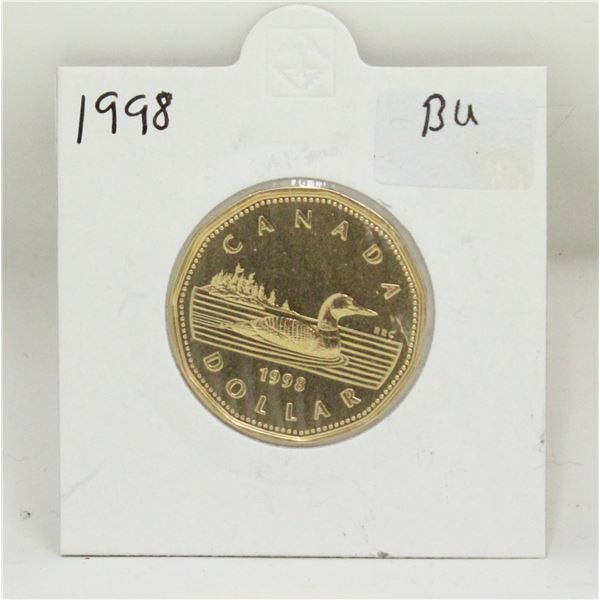 1998 CANADA $1 DOLLAR BU NOT ISSUED FOR CIRC.