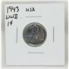 Image 1 : 1943 WWII USA STEEL ONE CENT COIN UNCIRUCLATED