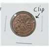 Image 1 : 1973 CLIPPED RIM ERROR CANADA 1 CENT COIN