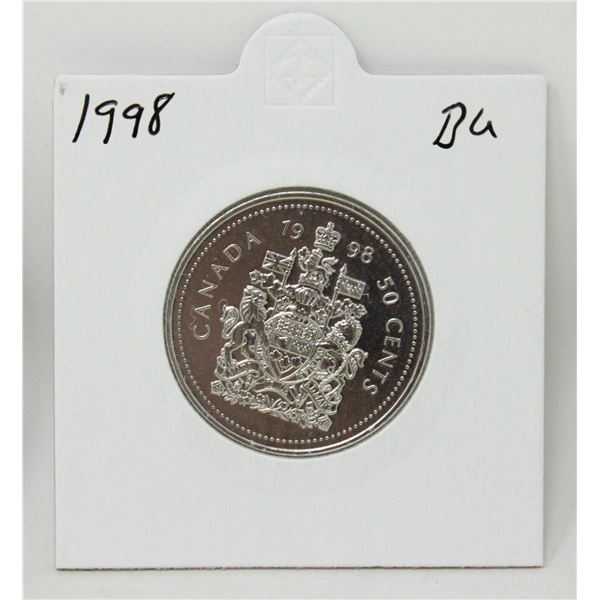1998 CANADA 50 CENTS COIN UNCIRCULATED