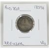 Image 1 : 1859A SILVER AUSTRIA 1 KREUZER COIN