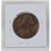 Image 2 : 1861 GREAT BRITAIN  LARGE ONE PENNY COIN