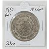 Image 1 : 1962 SILVER MEXICO 1 PESO COIN