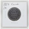 Image 1 : 1859 CANADA LARGE ONE CENT COIN