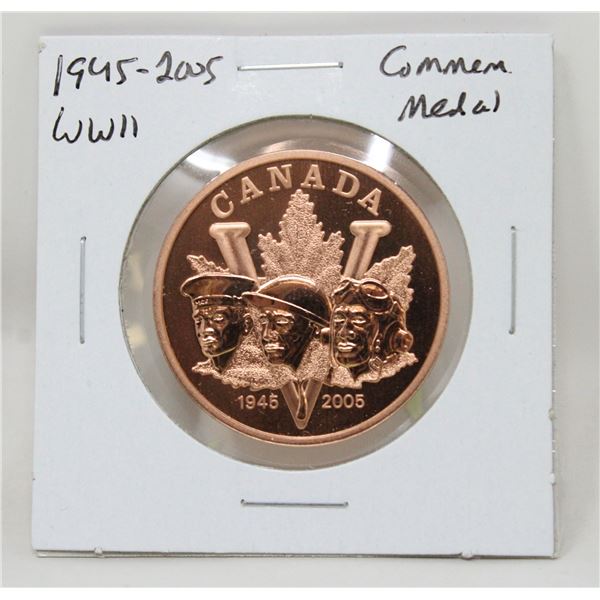 1945-2005 WWII CANADA VICTORY COMMEM. MEDAL