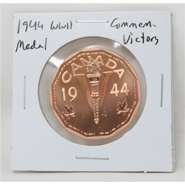 1944 WWII CANADA VICTORY COMMEM. MEDAL