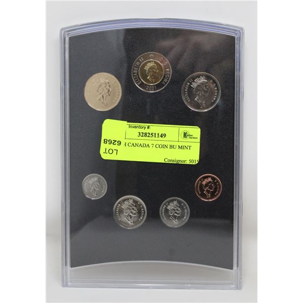 2001 OH CANADA 7 COIN BU MINT SET
