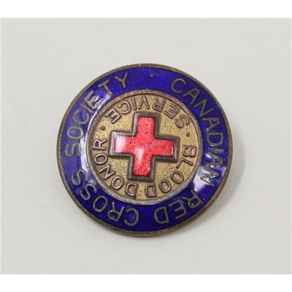 VINTAGE CANADIAN RED CROSS BLOOD DONOR PIN