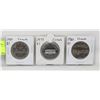 Image 1 : 1973, 1973 $ 1982 OLD CANADA $1 DOLLAR COINS