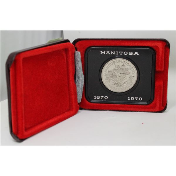 1970 CANADA CASED NICKEL $1 COIN, SPECIMEN FINISH