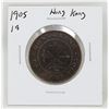 Image 1 : 1905 BRITISH HONG KONG ONE CENT COIN