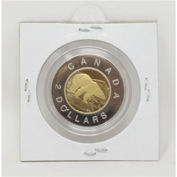 1996 CANADA $2 PROOF COIN, UNCIRUCULATED SEALED