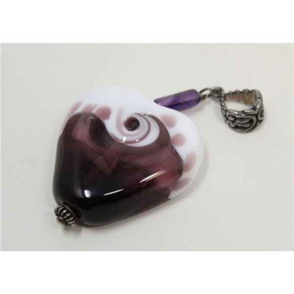 VINTAGE VENETIAN GLASS HAND CRAFTED PENDANT