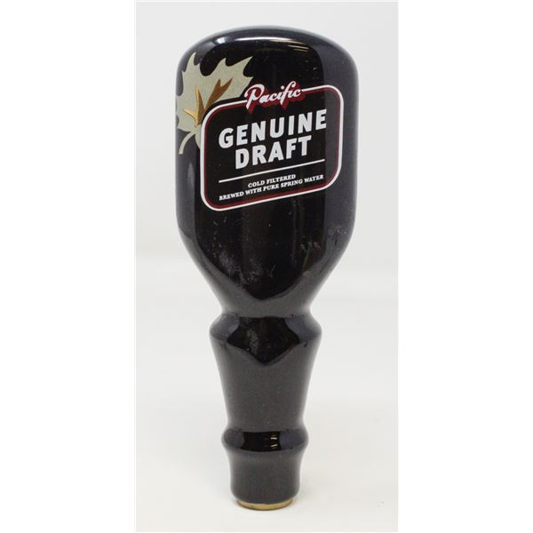 PACIFIC GENUINE DRAFT COLD FILTER BEER TAP HANDLE
