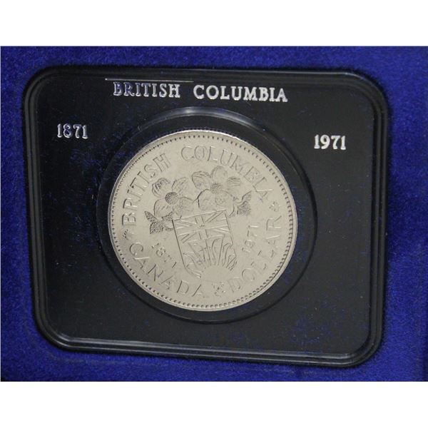 1971 CANADA CASED NICKEL $1 SPECIMEN FINISH COIN