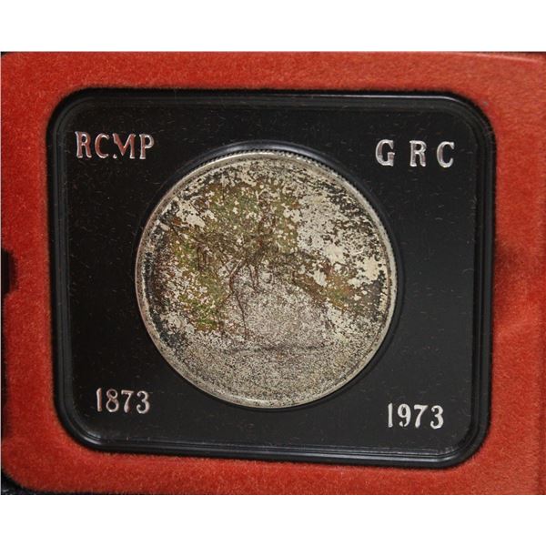 1973 SILVER RCMP $1 COIN SPECIMEN FINISH IN CASE