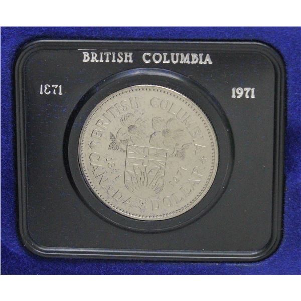 1971 CANADA CASED NICKEL $1 SPECIMEN FINISH COIN
