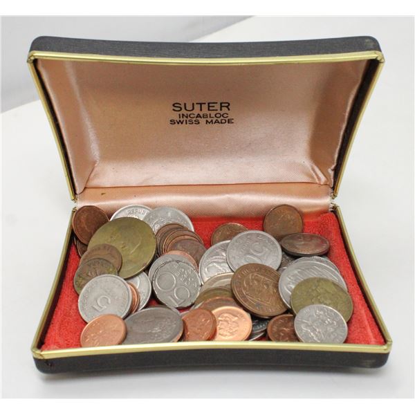 ESTATE CONTAINER OF VARIOUS JEWELRY & COINS ETC.