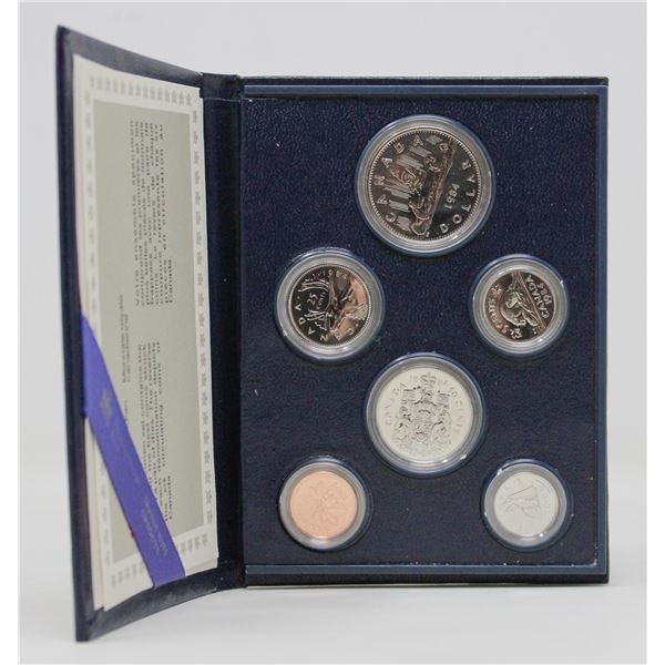1984 CANADA 6 COIN SPECIMEN FINISH SET IN HOLDER
