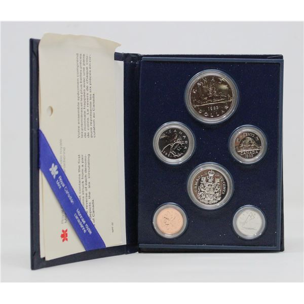 1983 CANADA 6 COIN SPECIMEN FINISH SET IN HOLDER