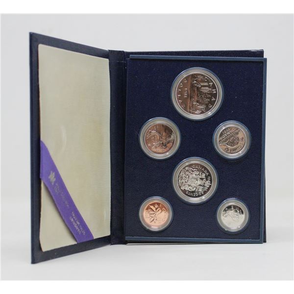 1981 CANADA 6 COIN SPECIMEN FINISH SET IN HOLDER