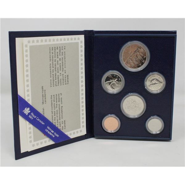 1982 CANADA 6 COIN SPECIMEN FINISH SET IN HOLDER
