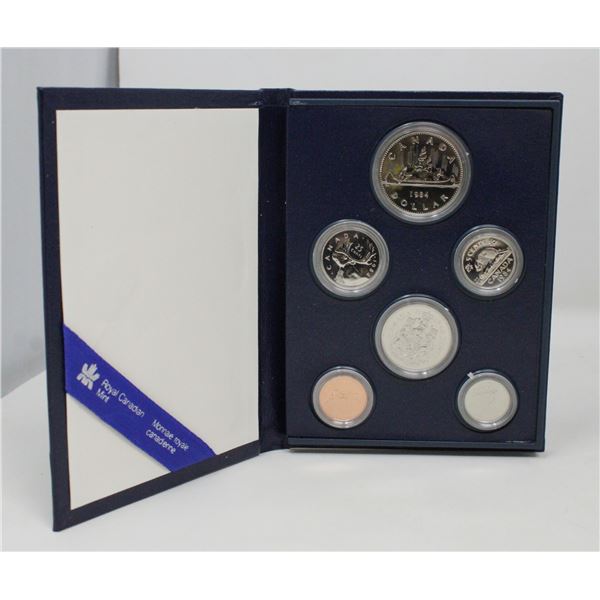 1984 CANADA 6 COIN SPECIMEN FINISH SET IN HOLDER