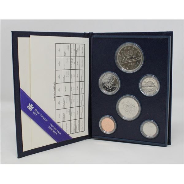 1983 CANADA 6 COIN SPECIMEN FINISH SET IN HOLDER