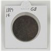 Image 1 : 1889 GREAT BRITAIN LARGE ONE PENNY COIN