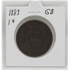 Image 1 : 1883 GREAT BRITAIN LARGE ONE PENNY COIN