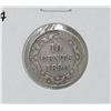 Image 1 : 1890 SILVER NEWFOUNDLAND 10 CENTS COIN