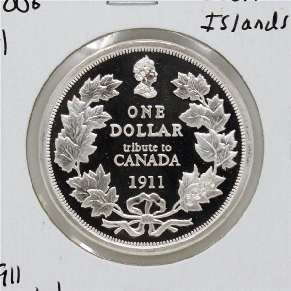 2006 COOK ISLAND $1 TREIBUTE TO CANADA 1911 $1