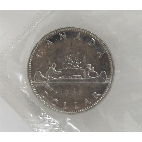 1968 CANADA NICKEL $1 DOLLAR COIN MINT SEALED