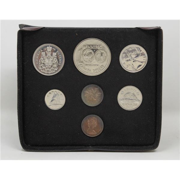 1974 CANADA DOUBLE PENNY SPECIMEN 7 COIN SET