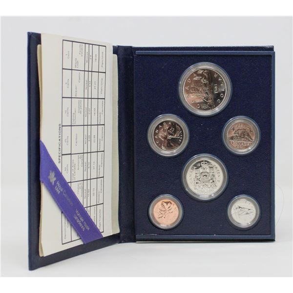 1981 CANADA 6 COIN SPECIMEN FINISH SET IN HOLDER