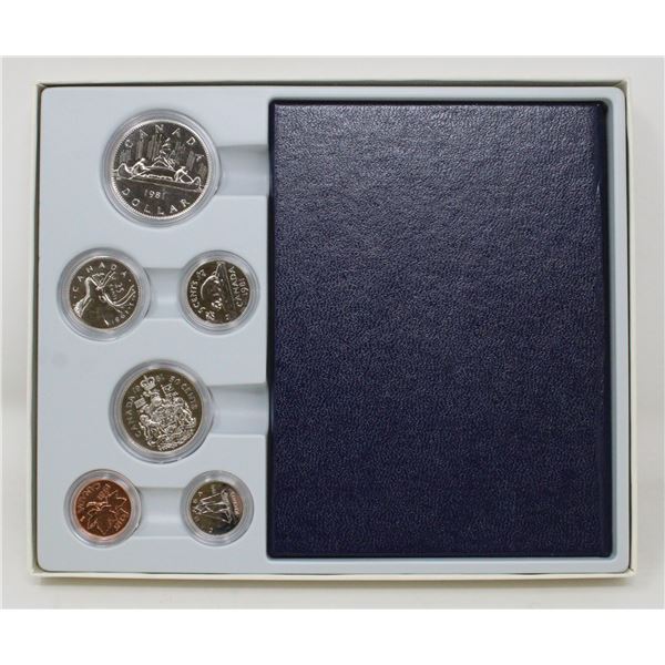 1981 CANADA 6 COIN SPECIMEN FINISH SET IN HOLDER