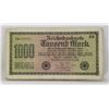 Image 1 : 1922 POST WWI GERMANY 1000 MARKS NOTE
