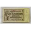 Image 1 : 1937 WWII GERMANY 1 MARK NOTE