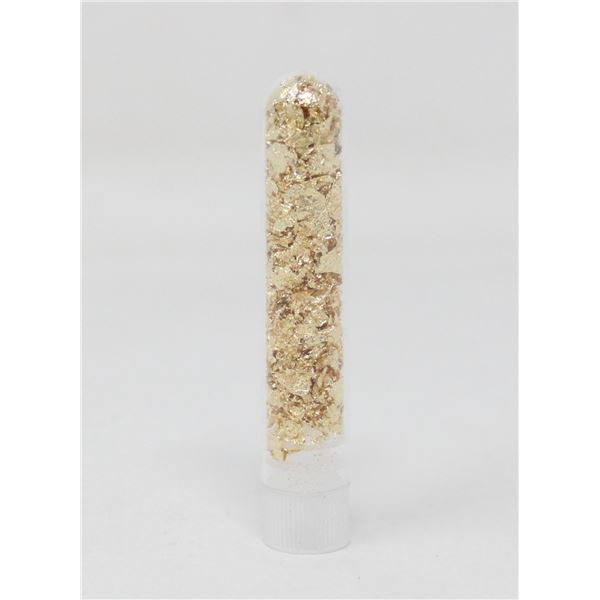 BOTTLE WITH GOLD FOIL