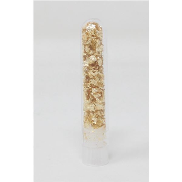 BOTTLE WITH GOLD FOIL