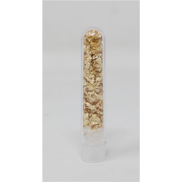 BOTTLE WITH GOLD FOIL