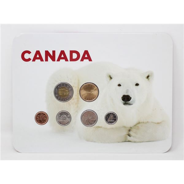 2010  RCM SEALED CANADA 6 COIN COLLECTORS CARD