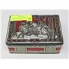 Image 2 : ESTATE TIN BOX OF VARIOUS JEWELRY & COINS ETC.