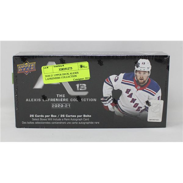 2020-21 UPPER DECK ALEXIS LAFRENIERE COLLECTION