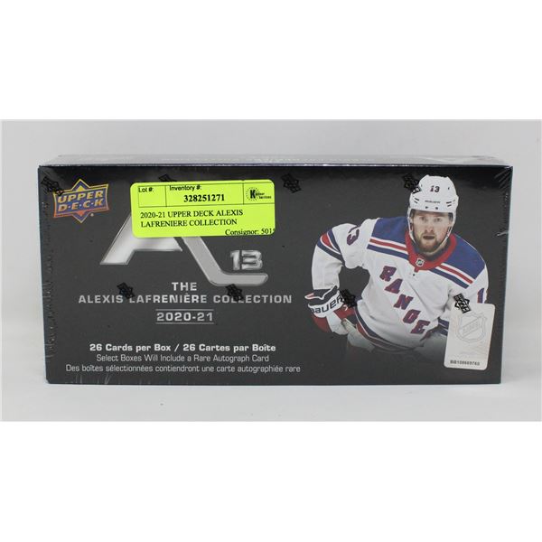 2020-21 UPPER DECK ALEXIS LAFRENIERE COLLECTION