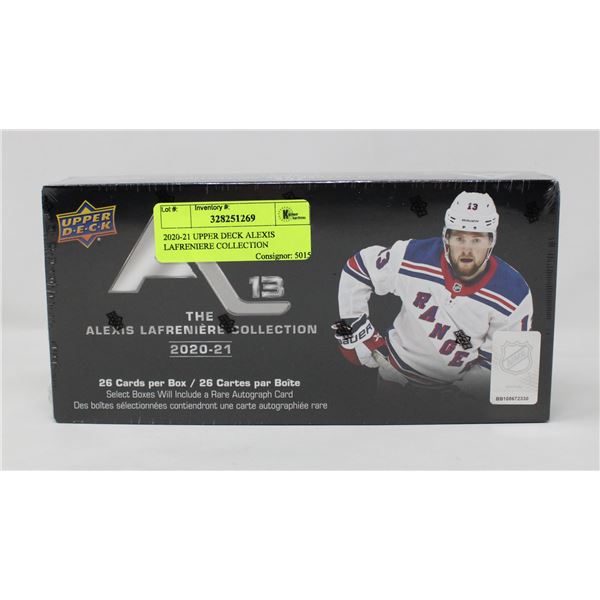 2020-21 UPPER DECK ALEXIS LAFRENIERE COLLECTION
