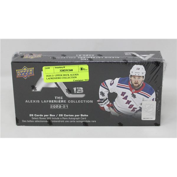 2020-21 UPPER DECK ALEXIS LAFRENIERE COLLECTION