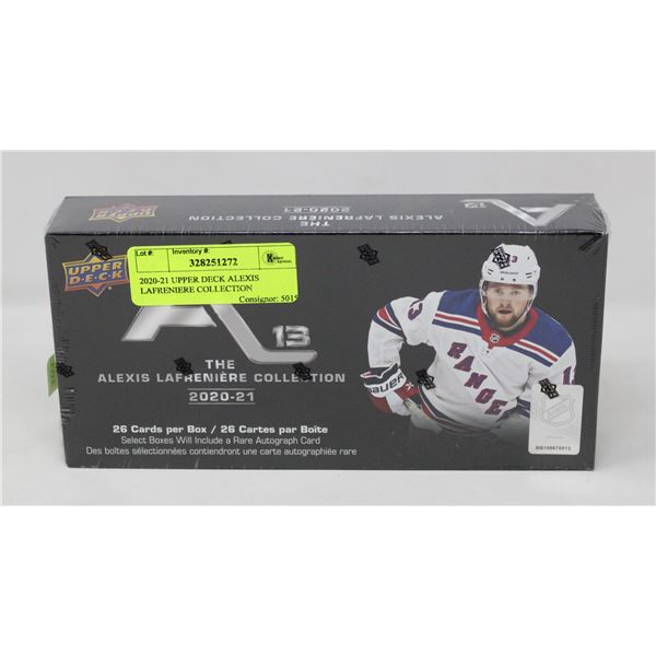 2020-21 UPPER DECK ALEXIS LAFRENIERE COLLECTION